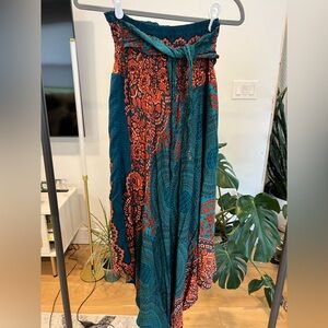 Women’s BANGKOK PANTS Asymmetrical Bohemian Tie Skirt